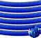 6 Pack 10 Ft Blue Garland Tinsel Streamers Banner Wall Hanging(Blue)